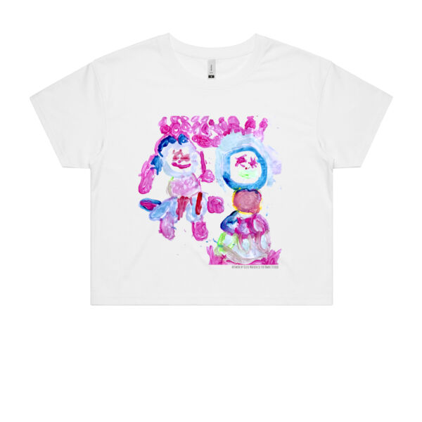 Olive Ballerina, Maisie Ballerina Womens Cropped Tee Thumbnail