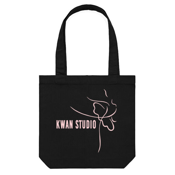 Black ballerina large tote bag Thumbnail